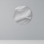 SILKEN SERENITY Round Wall Art