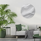 SILKEN SERENITY Round Wall Art