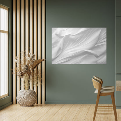SILKEN SERENITY horisontell poster med självhäftande text