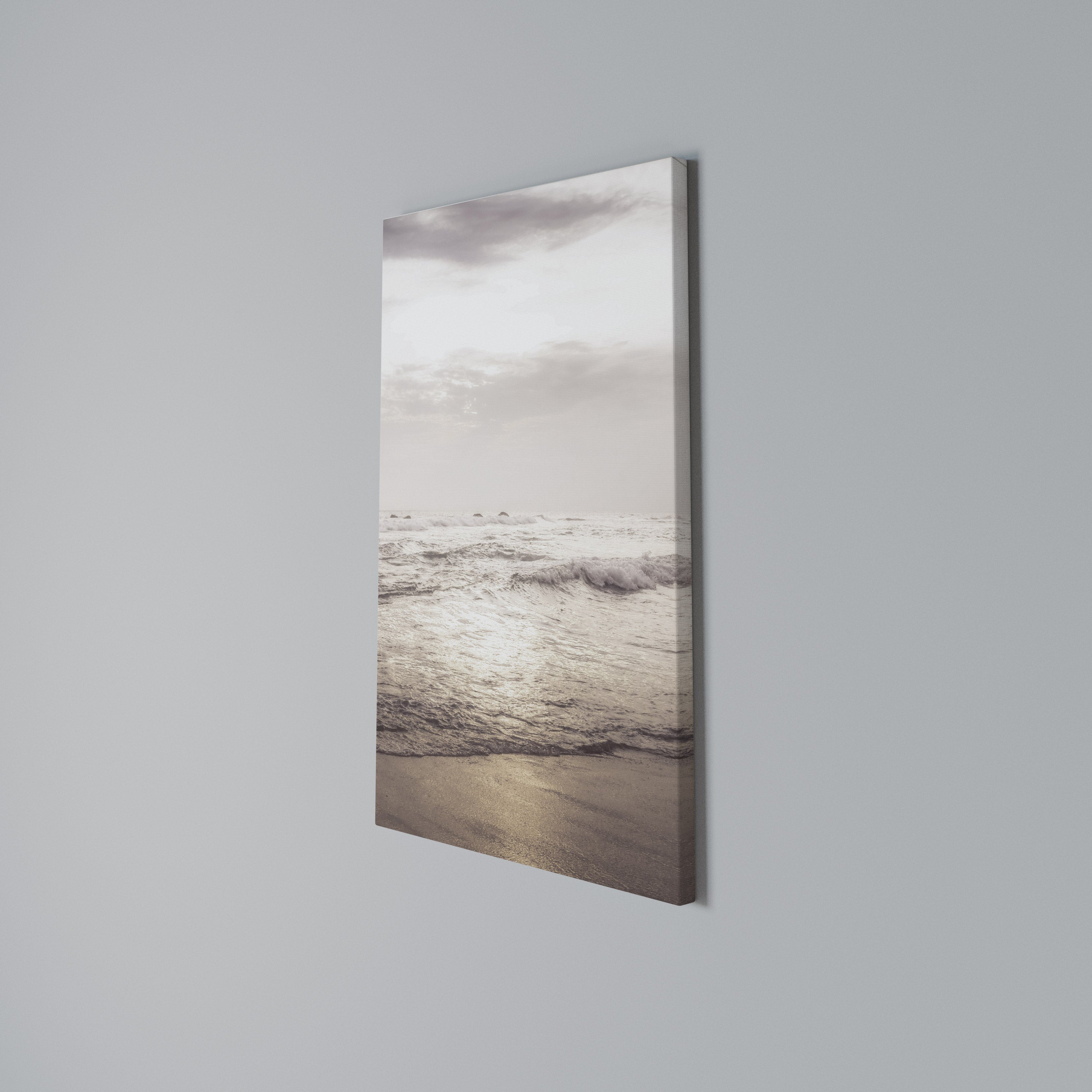 WHISPERS OF THE OCEAN Vertical Canvas Print