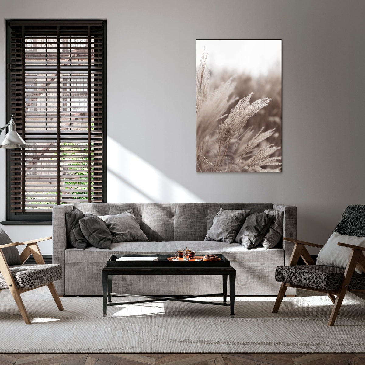 TRANQUIL NATURE'S TOUCH Vertical Canvas Print