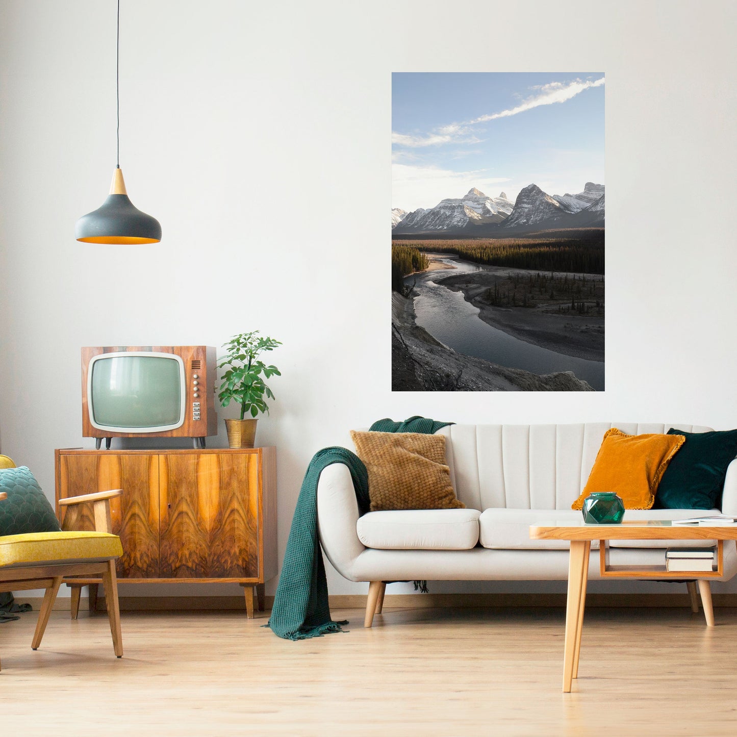 EKON AV NATURENS PRAGTHET Vertikal poster med självhäftande klistermärke