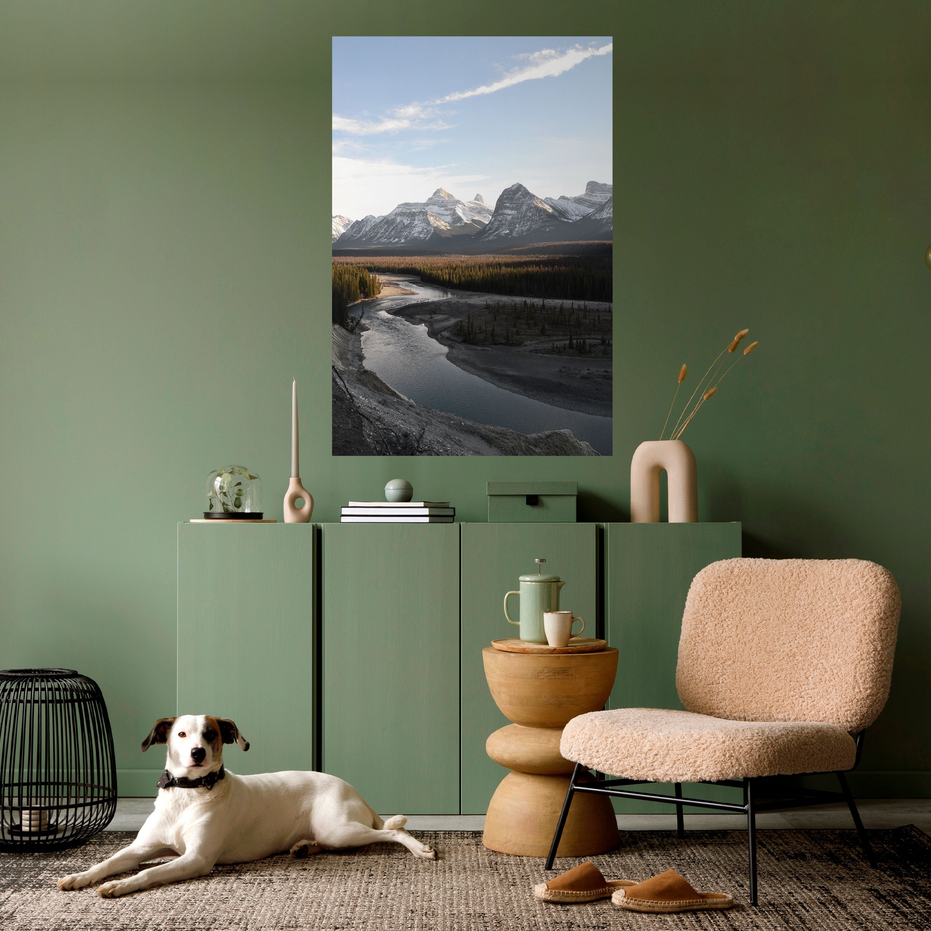 EKON AV NATURENS PRAGTHET Vertikal poster med självhäftande klistermärke