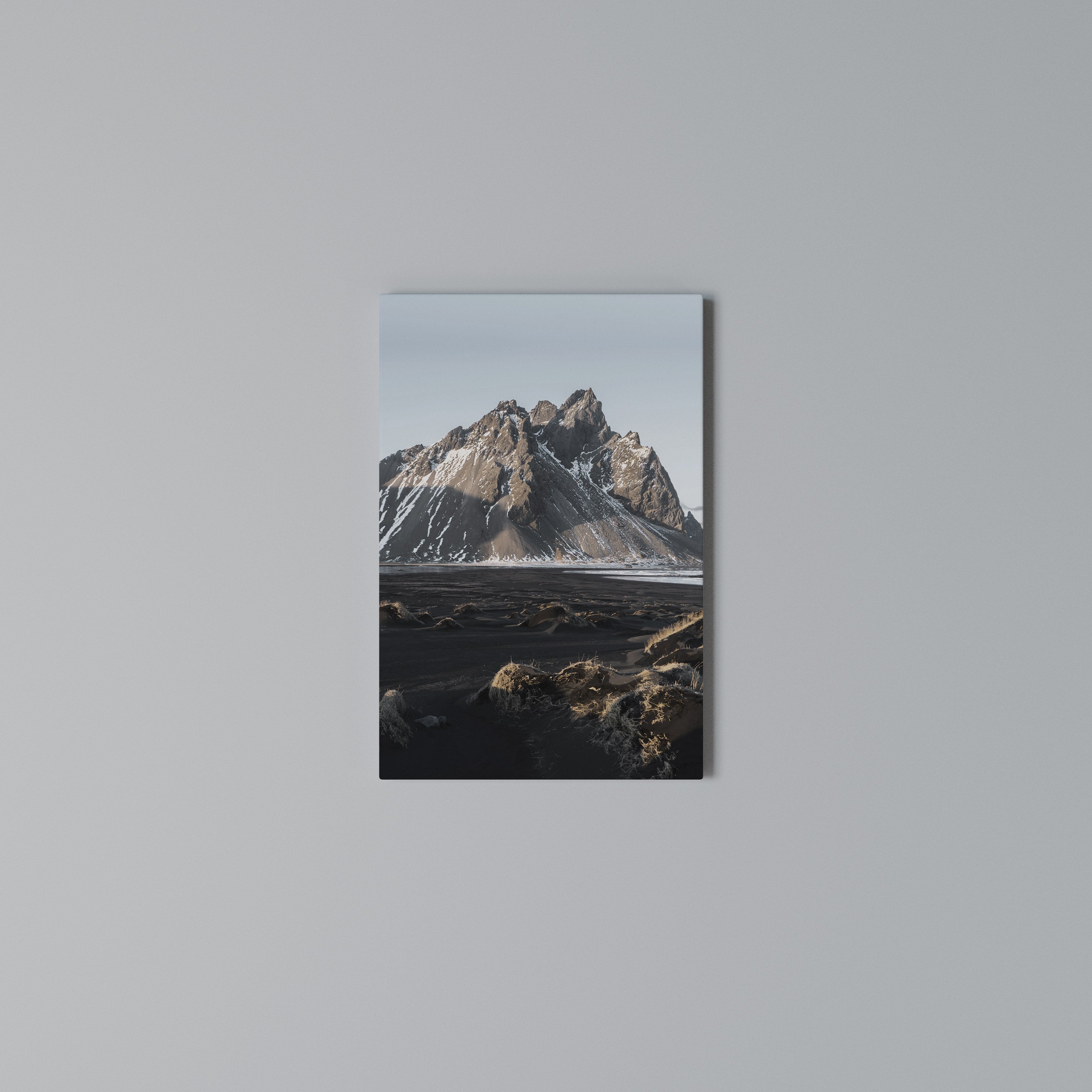 ECHOES OF TIMELESS HEIGHTS Vertical Canvas Print