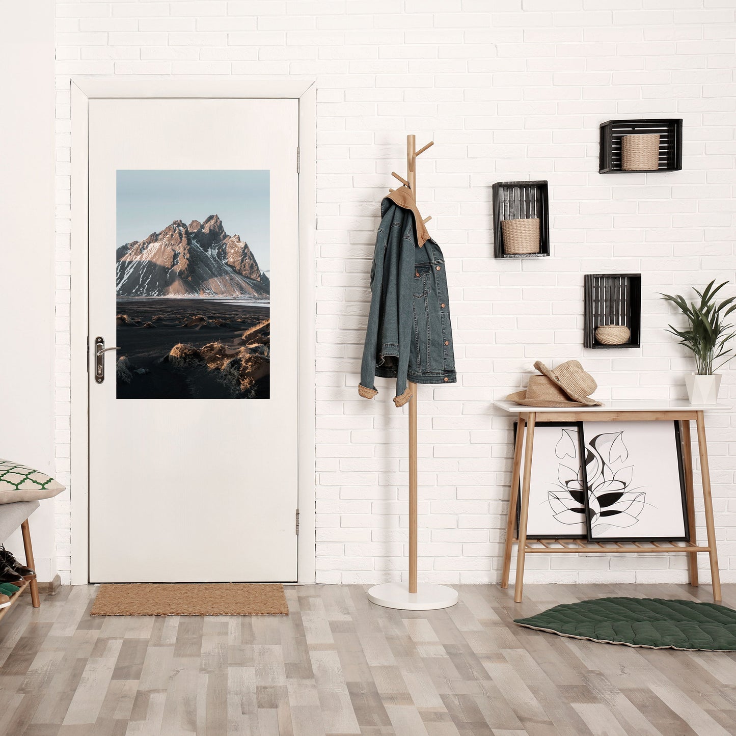 EKON AV TIDLÖSA HÖJDER Vertikal poster med självhäftande mönster