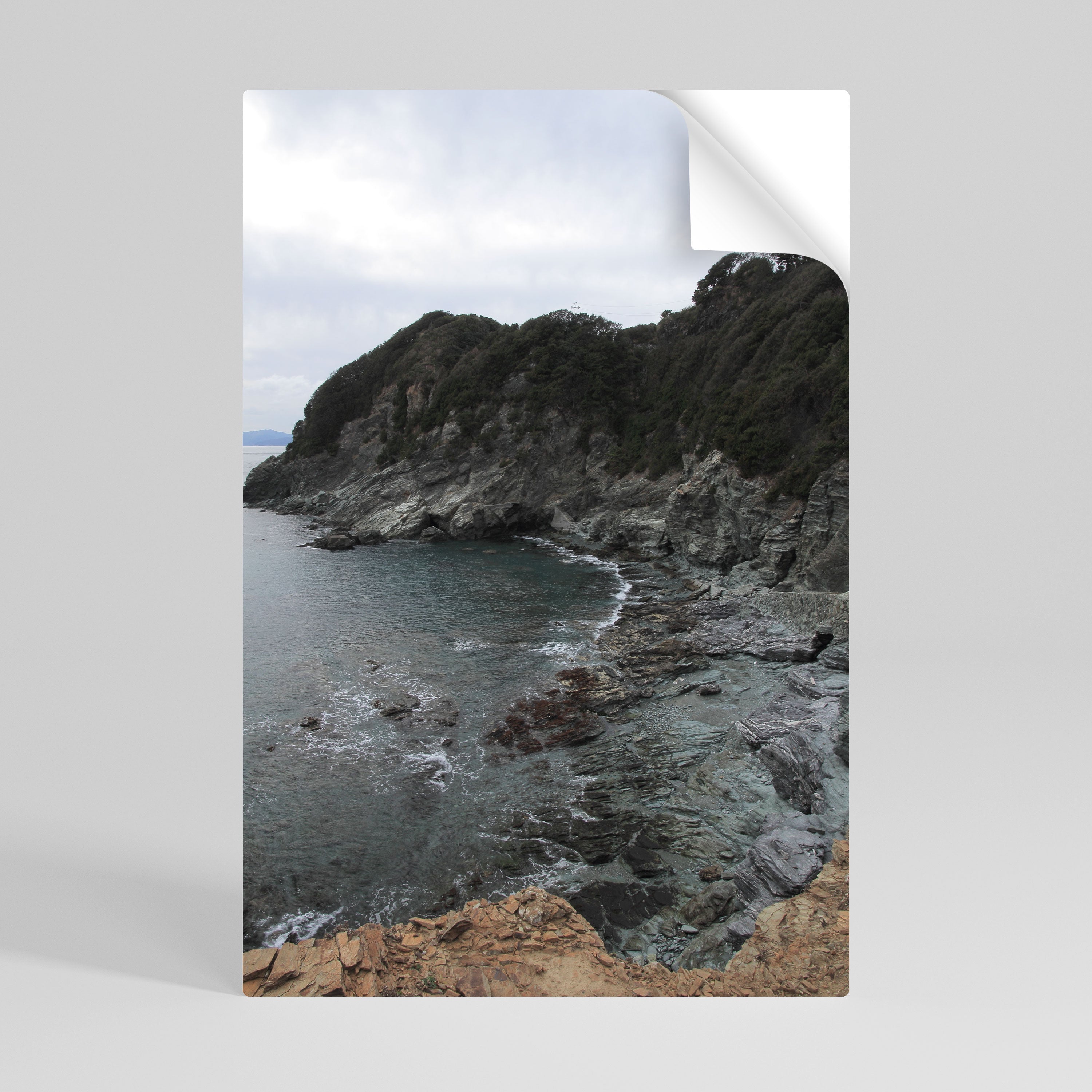 STONE MELODY AT SEA Självhäftande Vertikal Poster