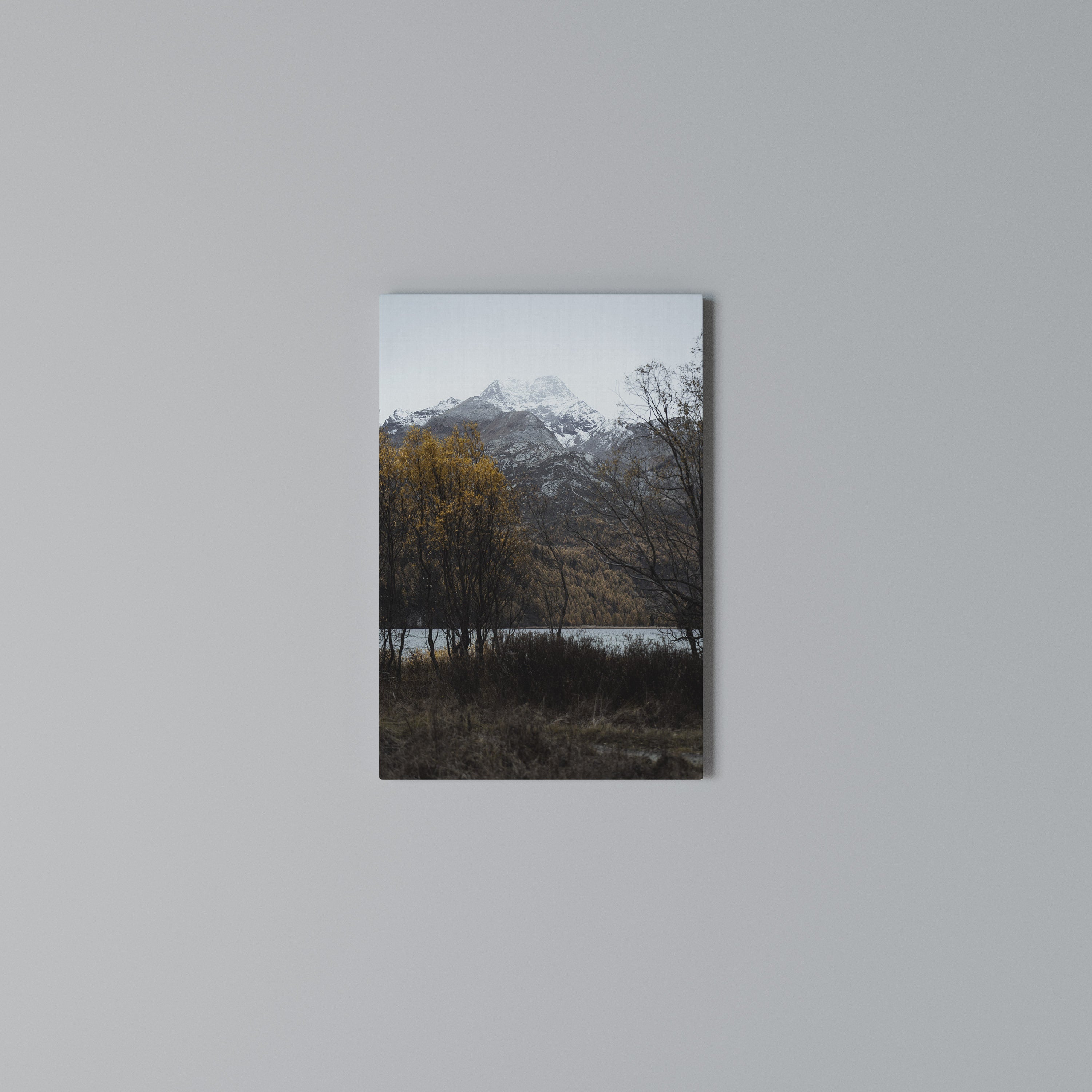 AUTUMN'S SILENT EMBRACE Vertical Canvas Print