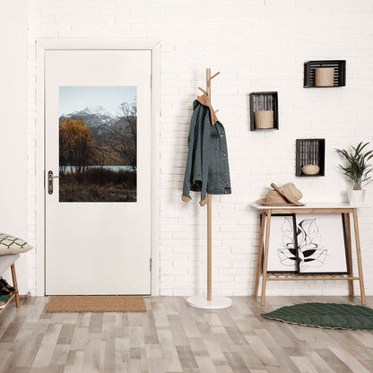HÖSTENS TYSTA OMFAMNING Vertikal poster med självhäftande klistermärke