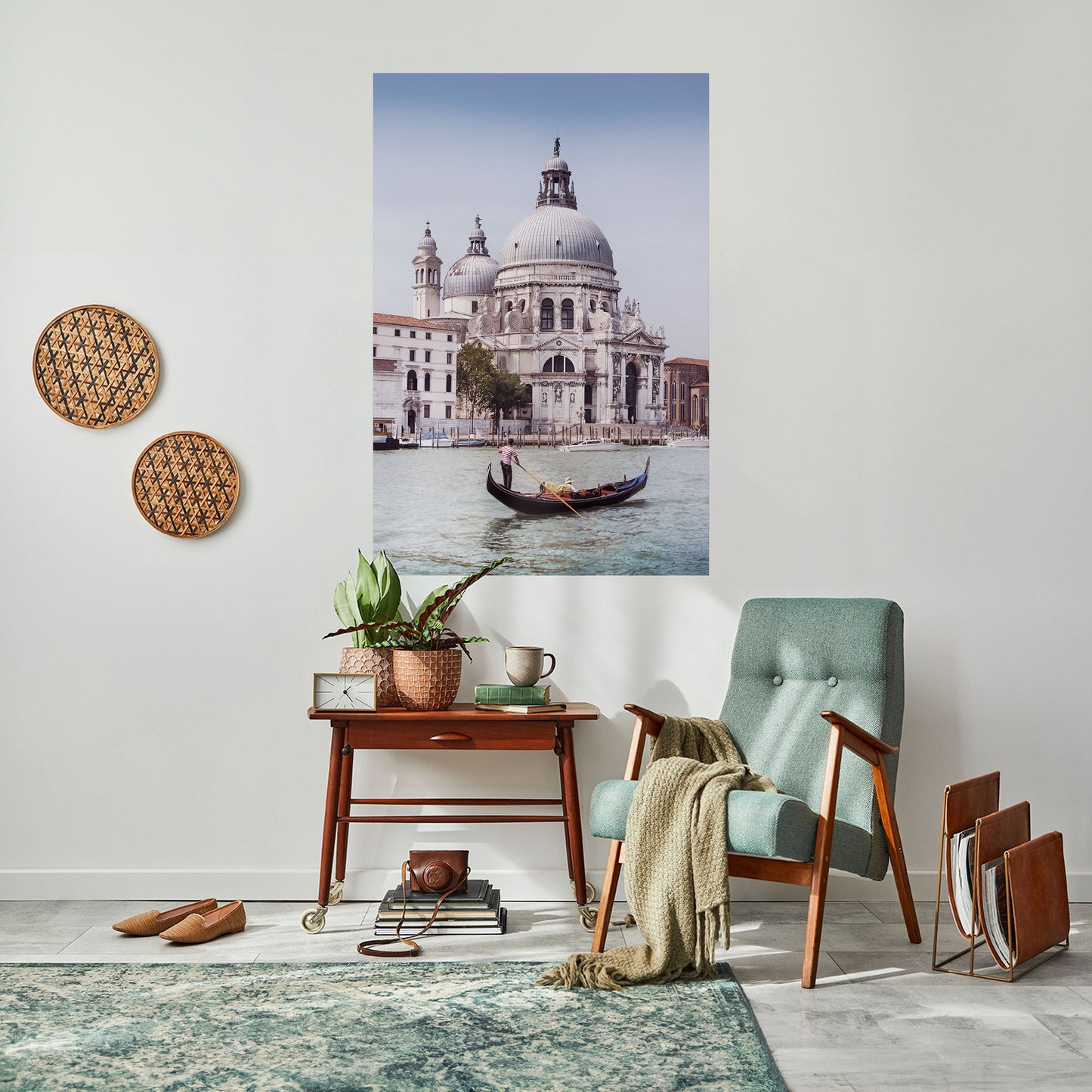 GONDOLA SERENAD Vertikal poster med självhäftande text