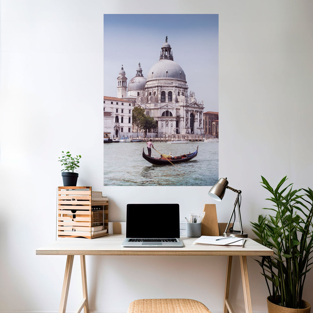 GONDOLA SERENAD Vertikal poster med självhäftande text