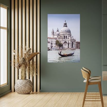 GONDOLA SERENAD Vertikal poster med självhäftande text