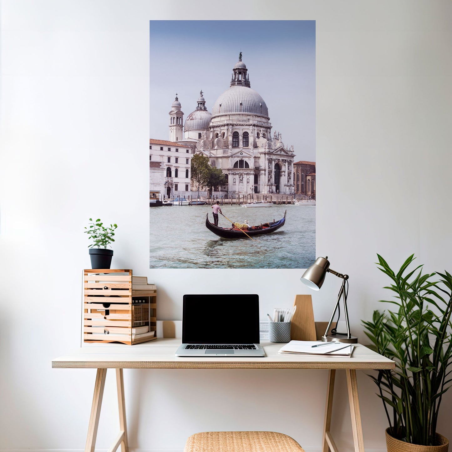 GONDOLA SERENAD Vertikal poster med självhäftande text
