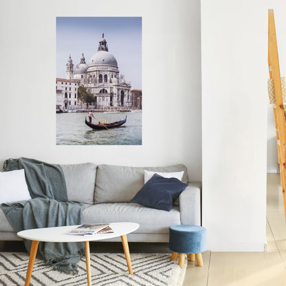 GONDOLA SERENAD Vertikal poster med självhäftande text