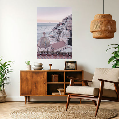MEDITERRANEAN DREAMSCAPE vertikal poster med självhäftande text