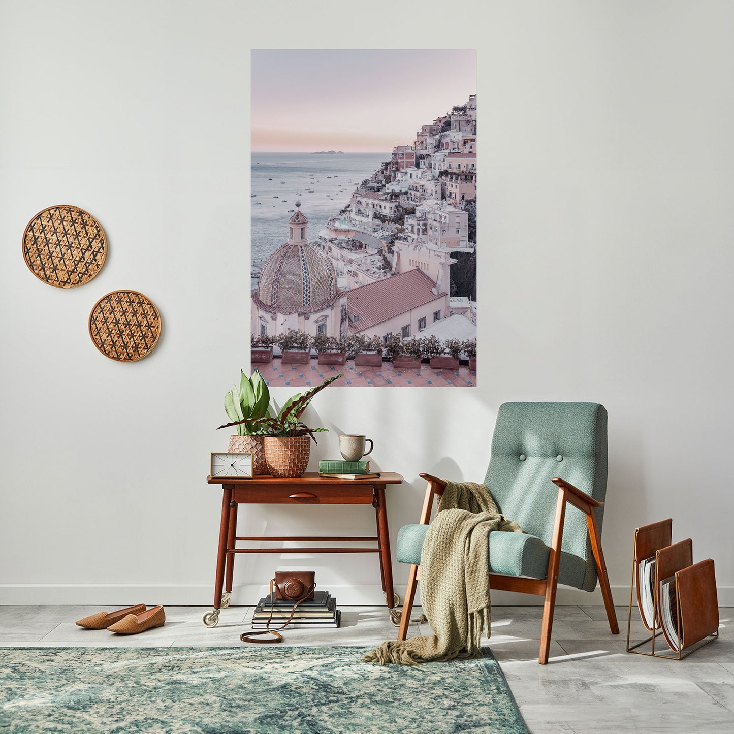 MEDITERRANEAN DREAMSCAPE vertikal poster med självhäftande text