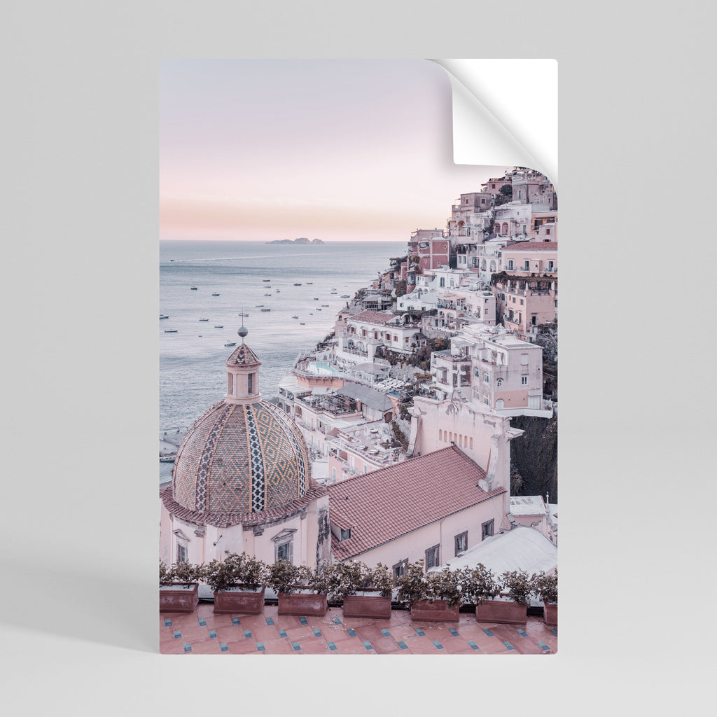 MEDITERRANEAN DREAMSCAPE vertikal poster med självhäftande text