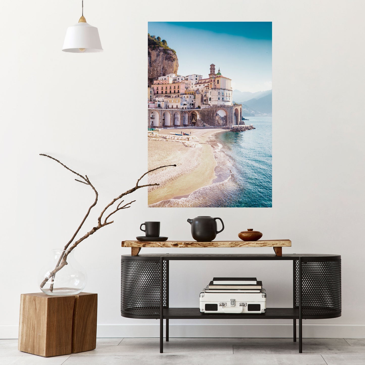 ARKITEKTONISK FANTASI MED SJÖVÄGEN – självhäftande poster