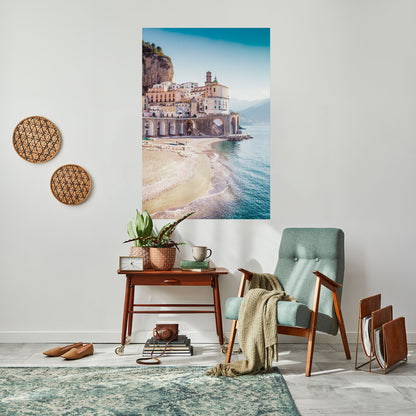 ARKITEKTONISK FANTASI MED SJÖVÄGEN – självhäftande poster