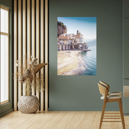 ARKITEKTONISK FANTASI MED SJÖVÄGEN – självhäftande poster
