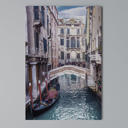 GONDOLA GLIDE Vertical Canvas Print