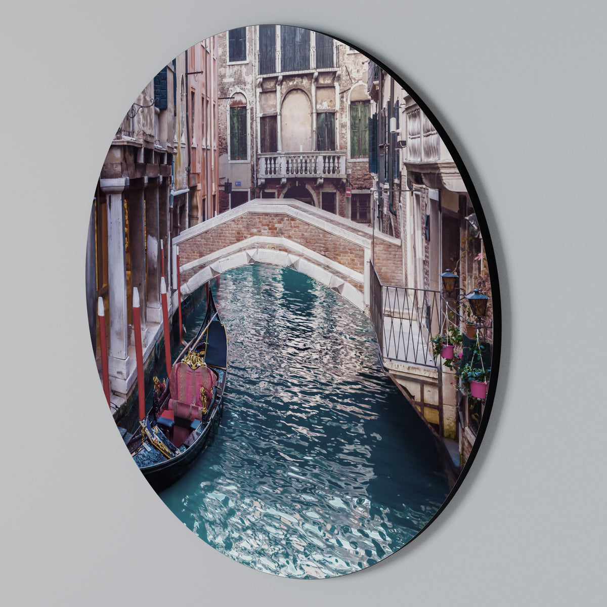 GONDOLA GLIDE Rund väggdekor