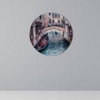 GONDOLA GLIDE Round Wall Art