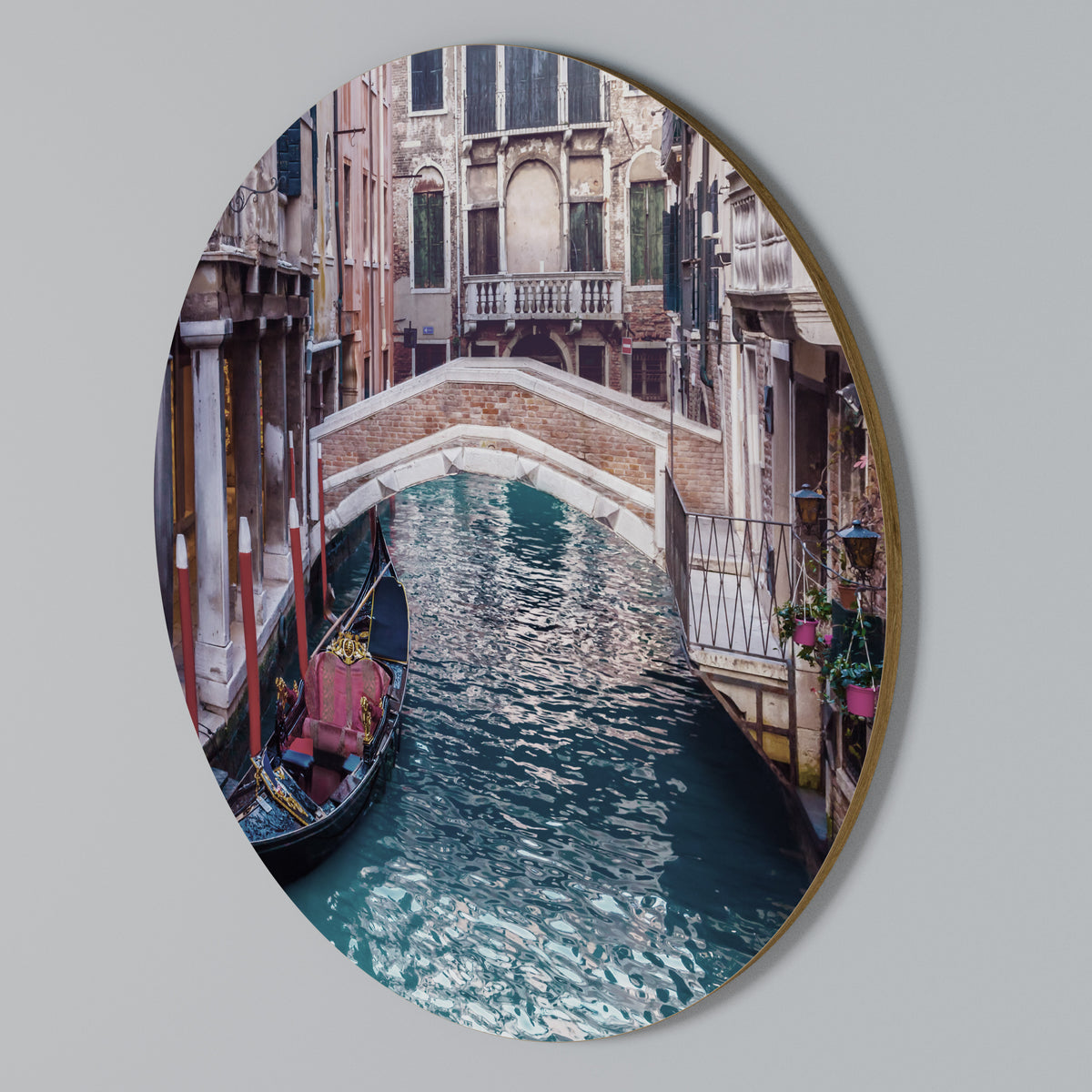 GONDOLA GLIDE Rund väggdekor