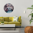 GONDOLA GLIDE Round Wall Art