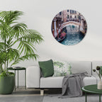 GONDOLA GLIDE Round Wall Art