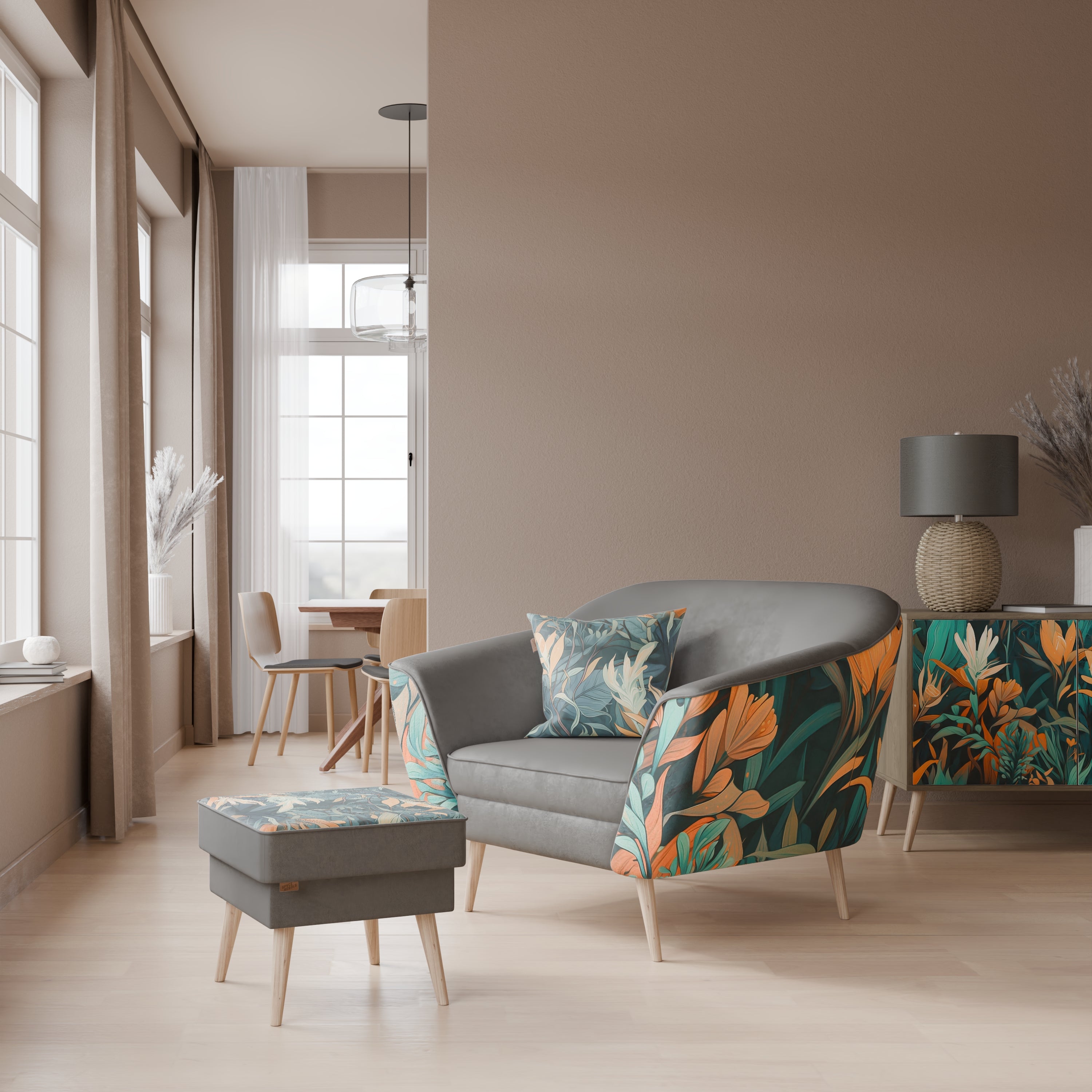 FLORAL SERENITY AURORA Armchair