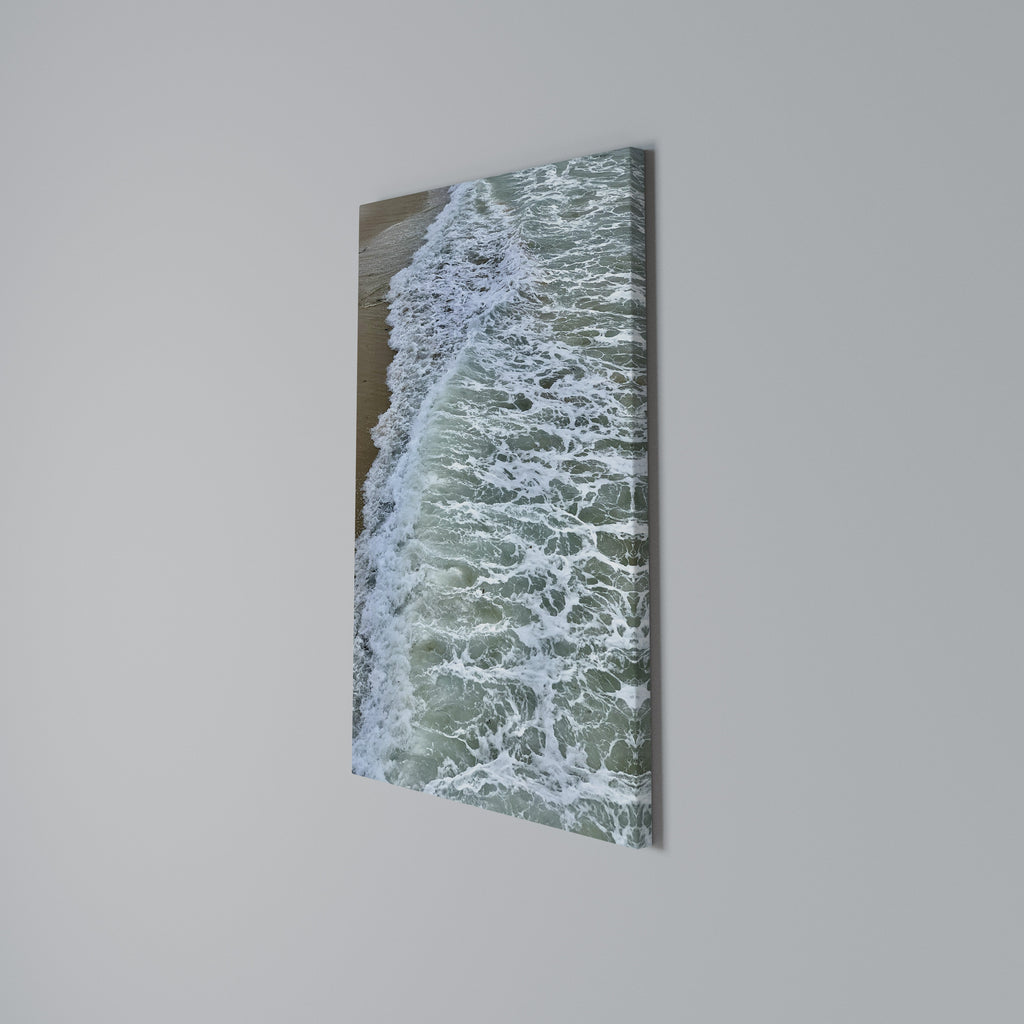 WAVES OF TIME Vertical Canvas Print