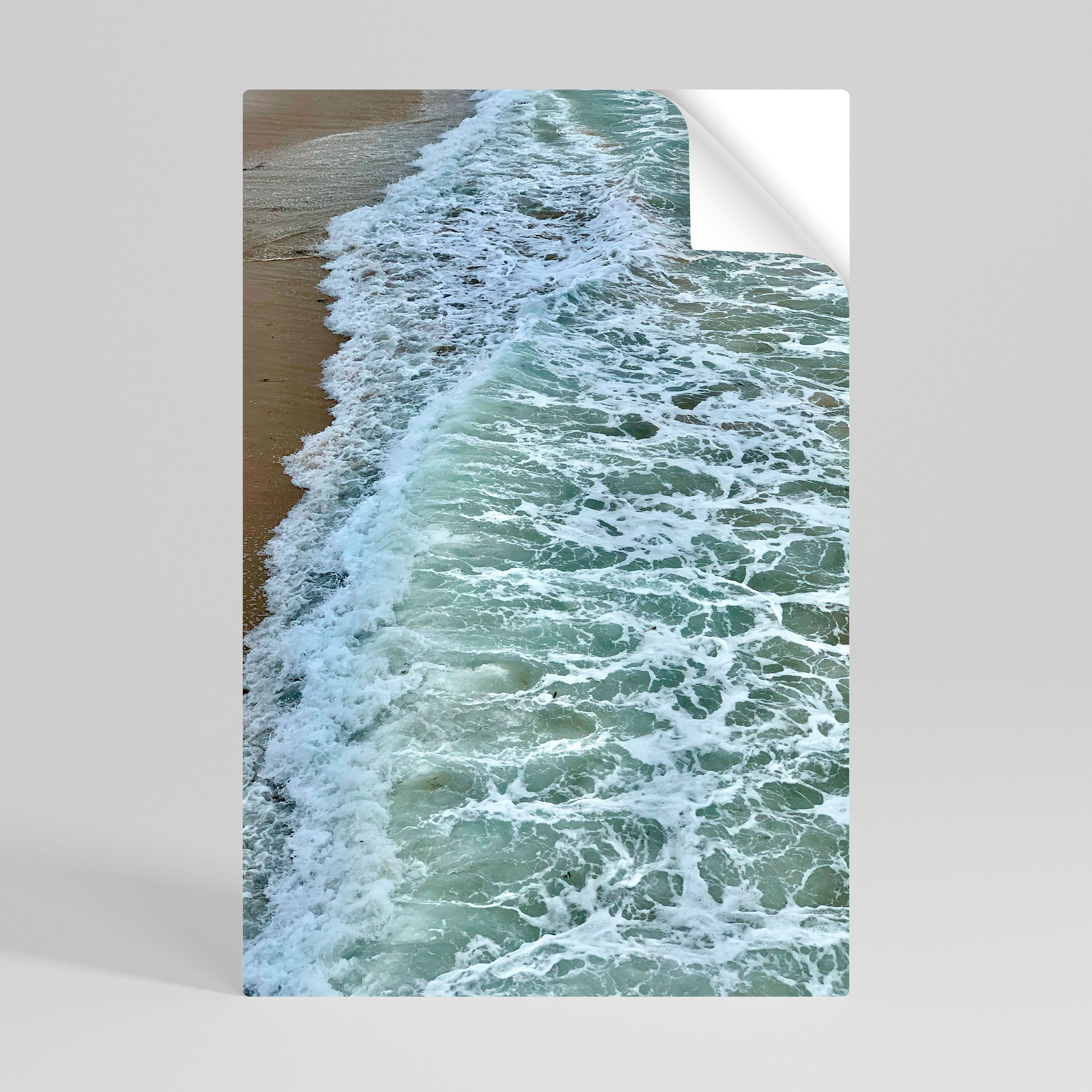 WAVES OF TIME Självhäftande Vertikal Poster