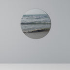 WAVES OF TRANQUILITY Round Wall Art