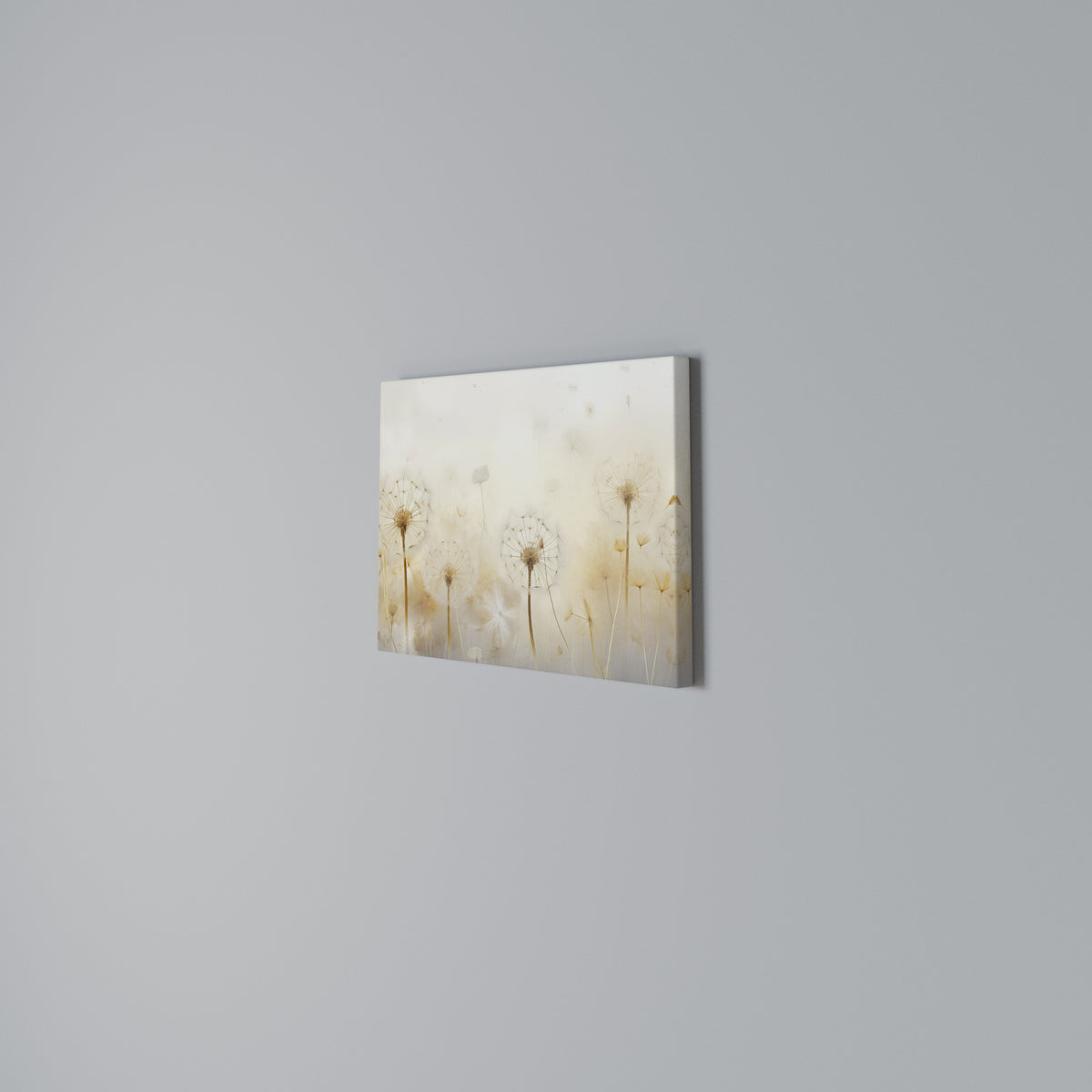 DREAMY DANDELION FIELDS Horizontal Canvas Print