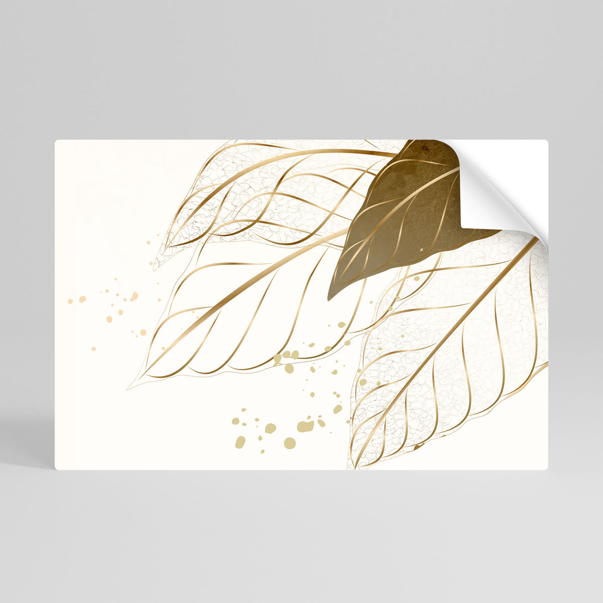 ELEGANCE IN FOLIAGE Självhäftande Horisontell Poster