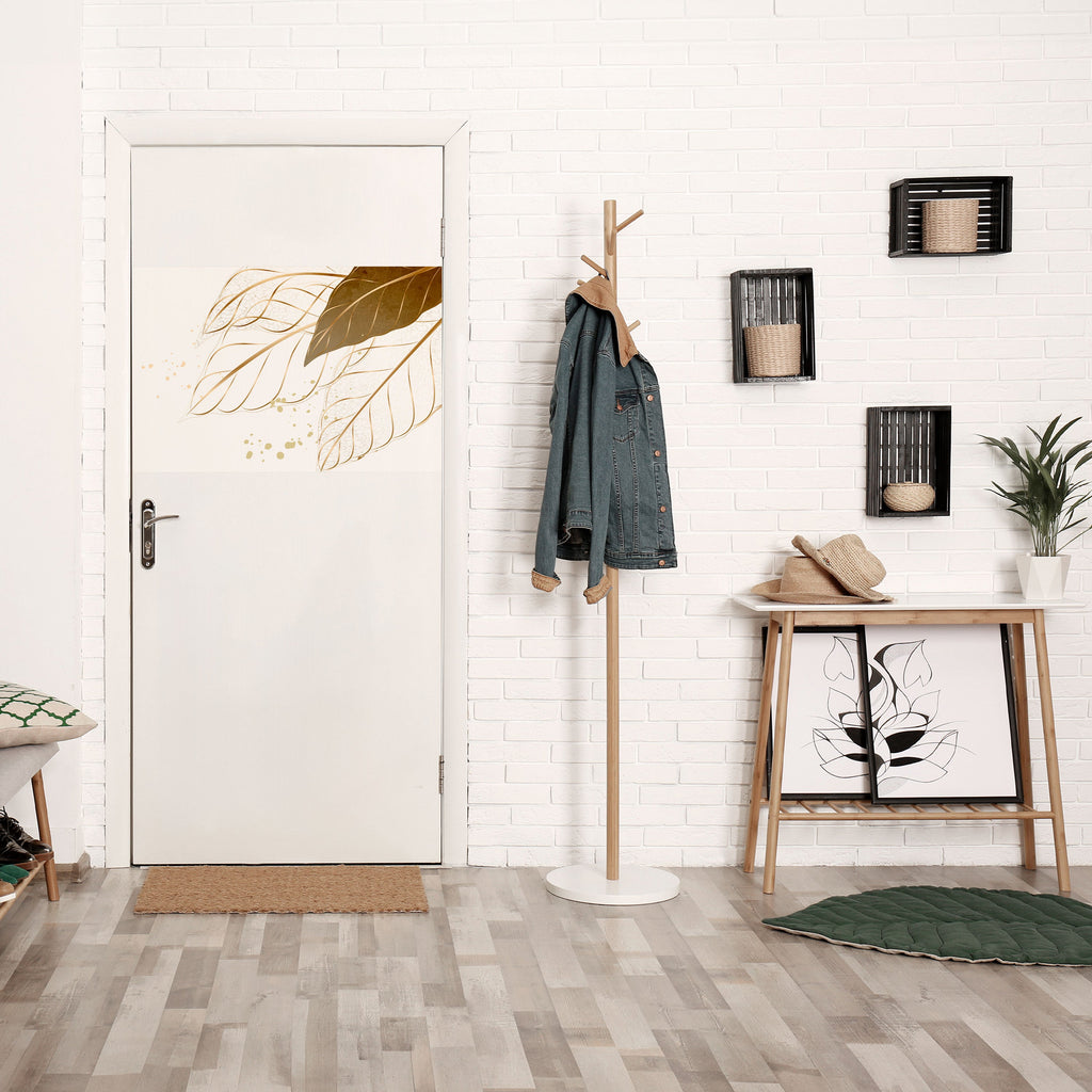 ELEGANS I LÖVVERK, skalbar och självhäftande horisontell poster