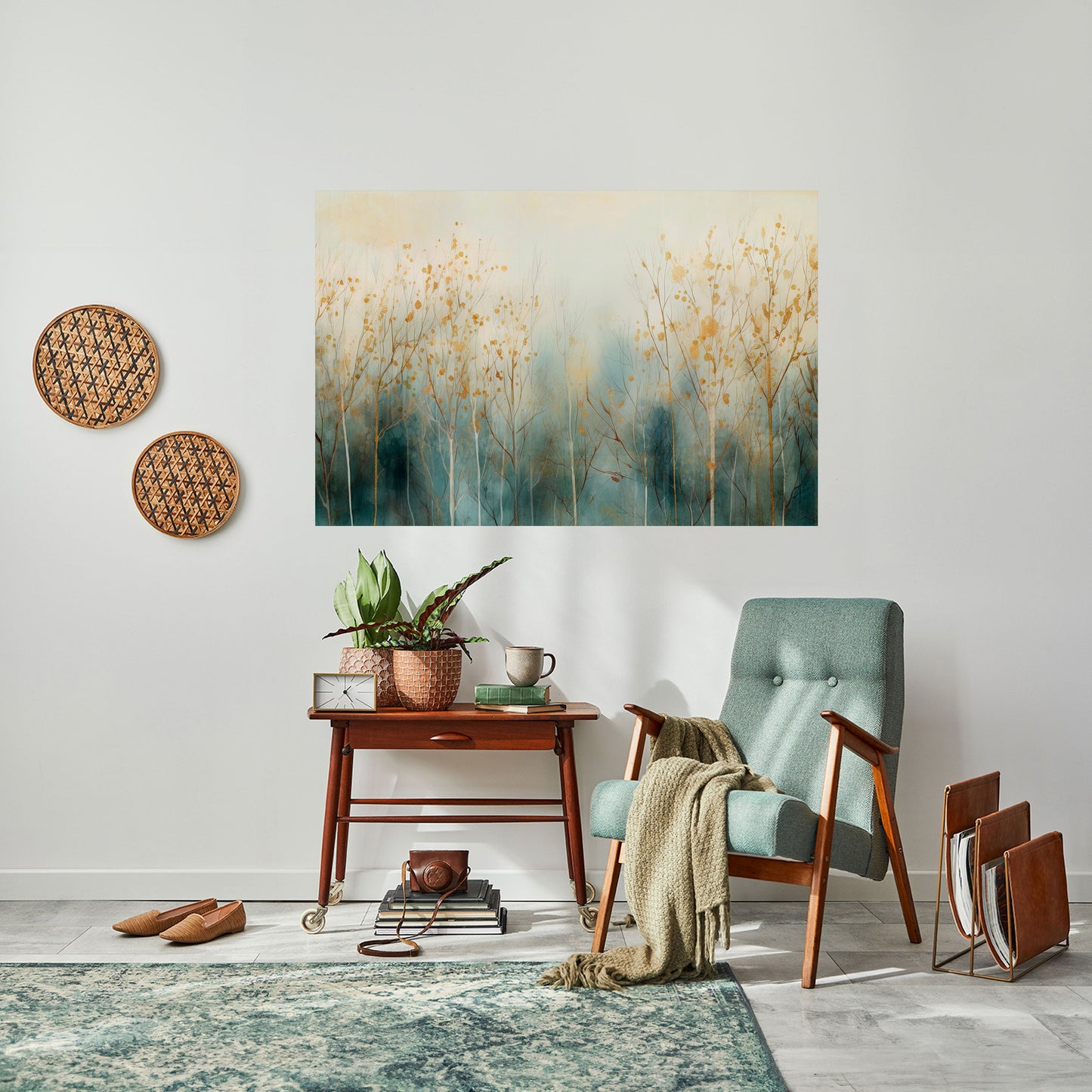 MYSTICAL FOREST DREAM Peel and Stick Horizontal Poster