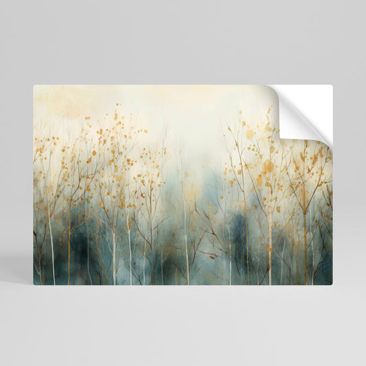 MYSTICAL FOREST DREAM Självhäftande Horisontell Poster