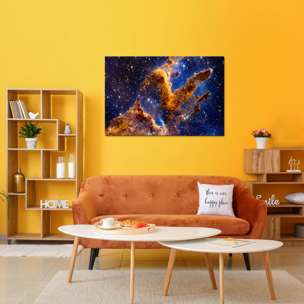 COSMIC DREAMSCAPE Horizontal Canvas Print