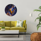 COSMIC DREAMSCAPE Round Wall Art