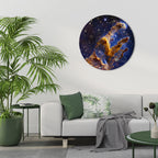 COSMIC DREAMSCAPE Round Wall Art
