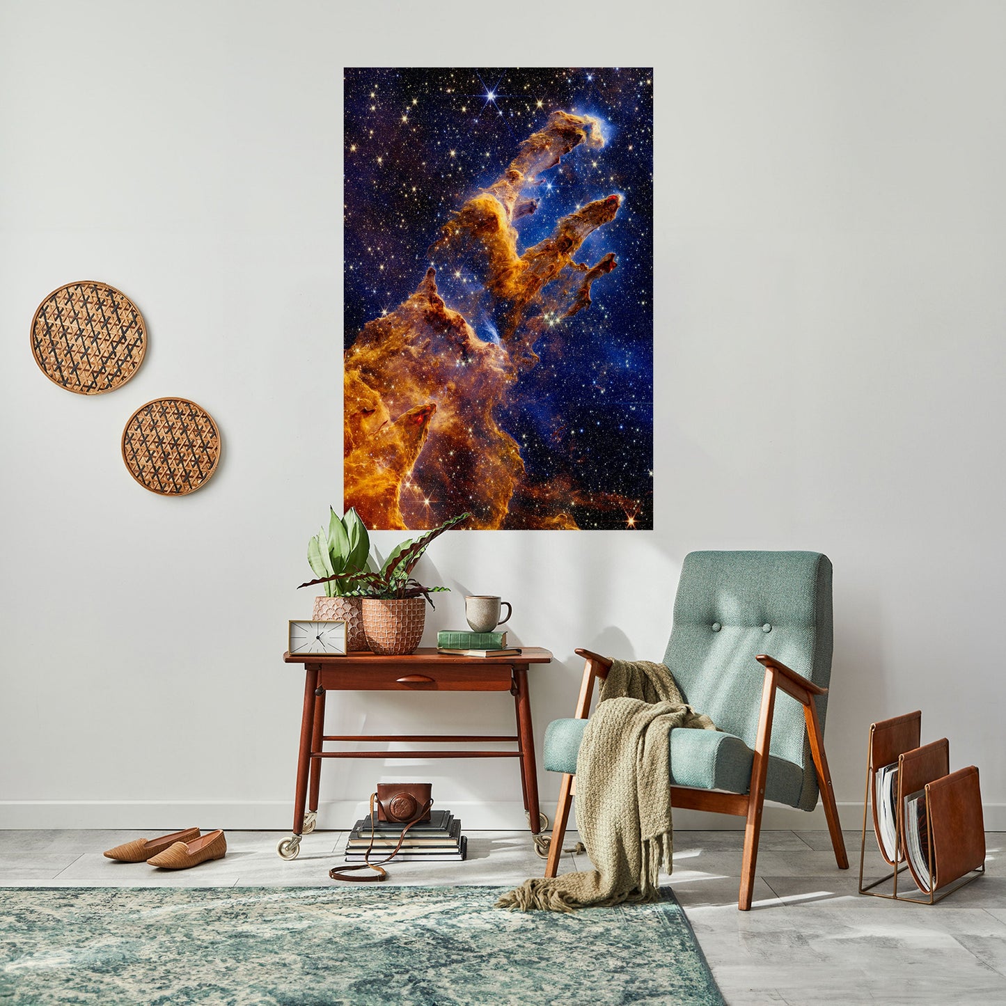 COSMIC DREAMSCAPE vertikal poster med självhäftande text