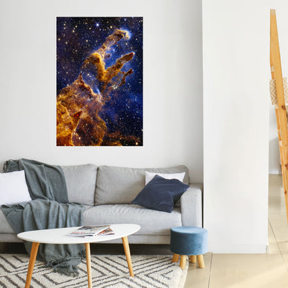 COSMIC DREAMSCAPE vertikal poster med självhäftande text