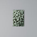 TEXTURED GREEN TIDBITS Vertical Canvas Print