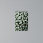 TEXTURED GREEN TIDBITS Vertical Canvas Print