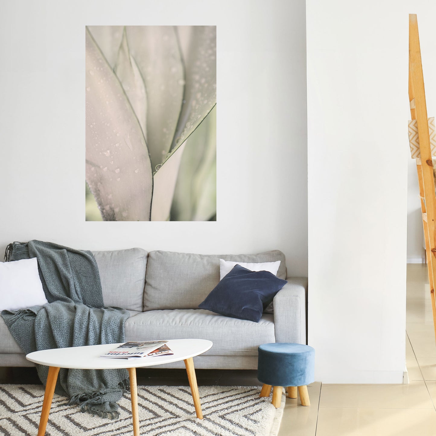 NATURENS GOLVÄG, vertikal poster med självhäftande mönster