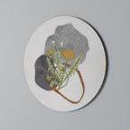DANDELION RING Round Wall Art