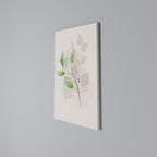 SERENE LEAF SONG Vertical Canvas Print