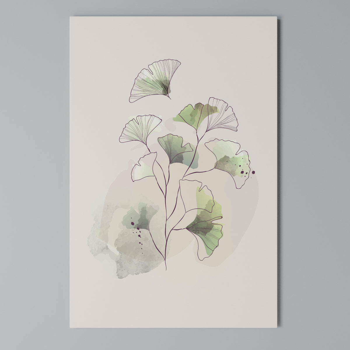 FOLIAGE REVERIE Vertical Canvas Print