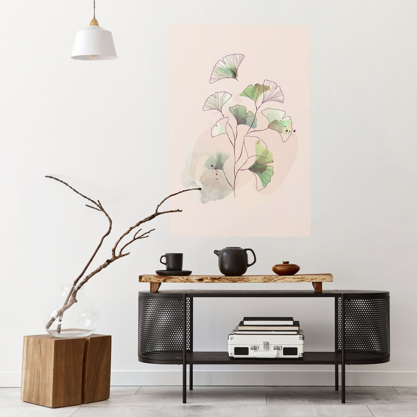 FOLIAGE REVERIE Peel and Stick Vertical Poster